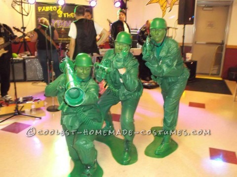 Coolest Homemade Plastic Toy Soldier Group Costume