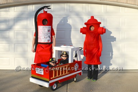 Coolest Fireman Family Costumes: Little Heroes with Big Hoses