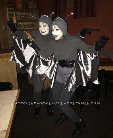 Lucy and Ethel Costumes as the Women from Mars