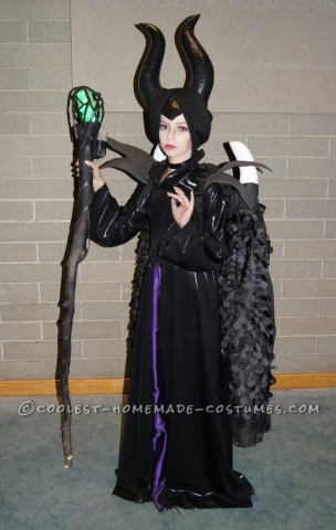 Magnificent Maleficent Costume with Retracable Wings