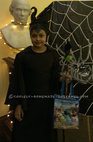 Homemade Maleficent Costume for a Child