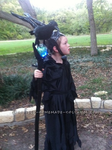 Homemade Maleficent Costume for a Girl