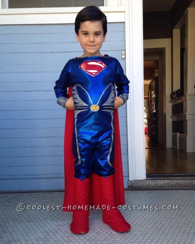 Man of Steel Superman Costume For a 5-Year-Old Boy