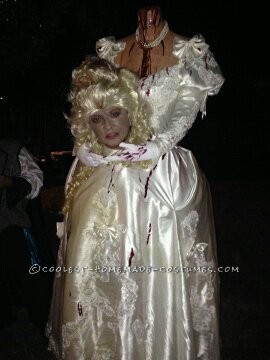 Homemade Headless Marie Antoinette Costume