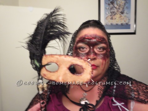 Homemade Masquerade Flesh Mask Costume