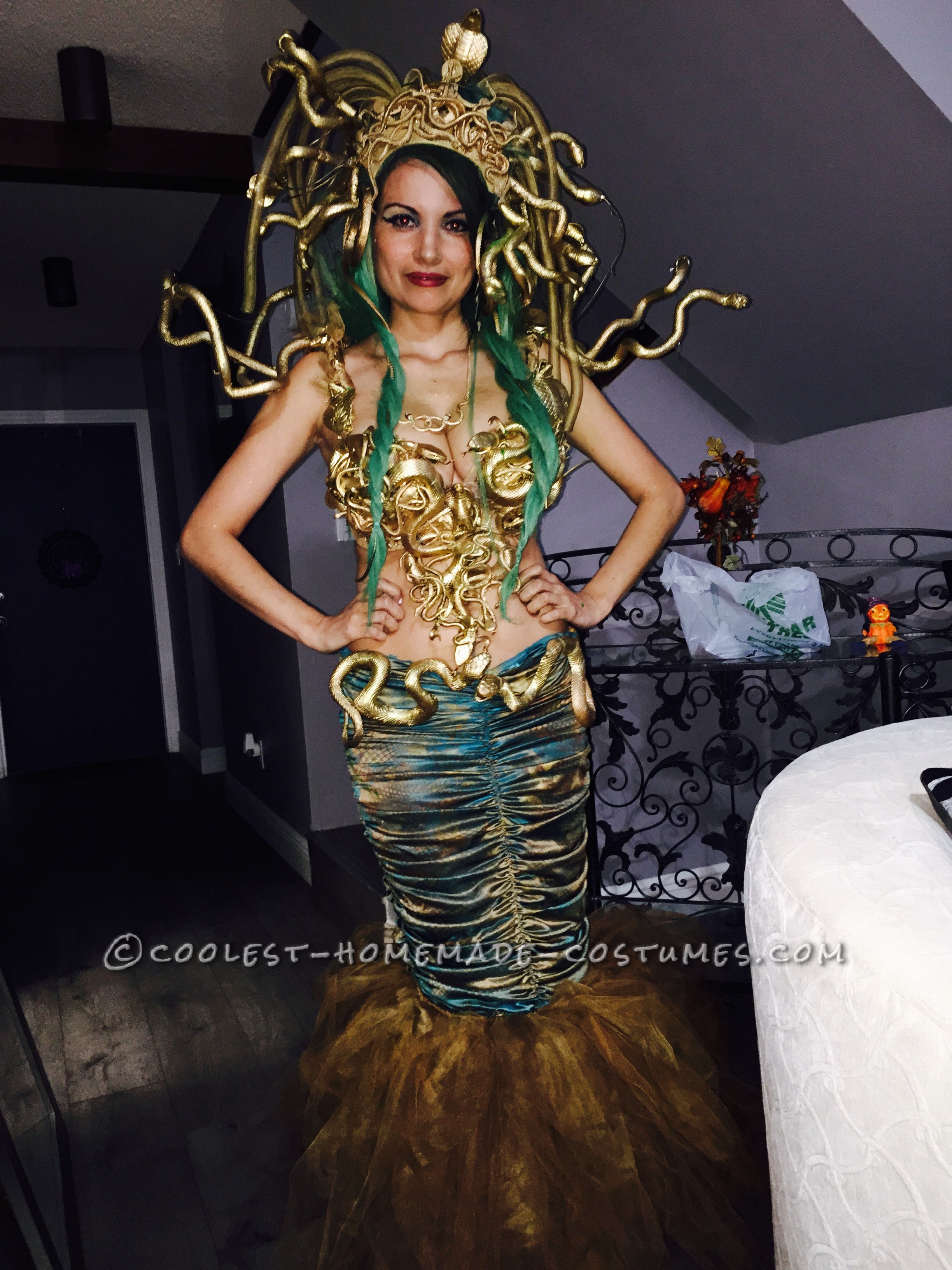 Beautifully Crafted Sexy Medusa Costume
