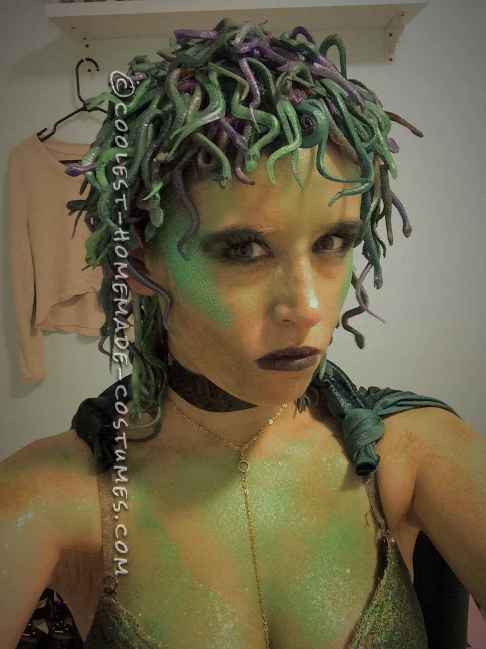 Homemade Medusa Costume - 150 Shades of Snakes