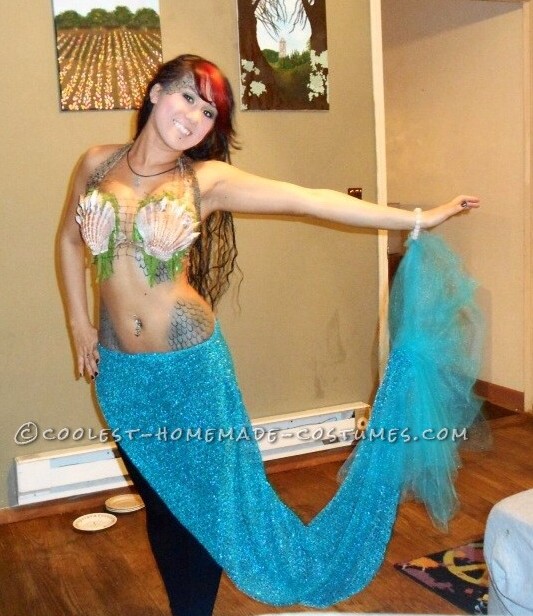 Coolest Homemade Mermaid Costume