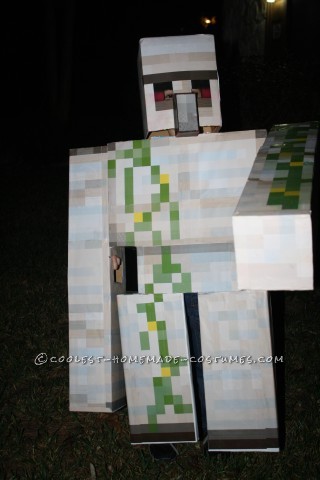 Homemade Minecraft Iron Golem Costume