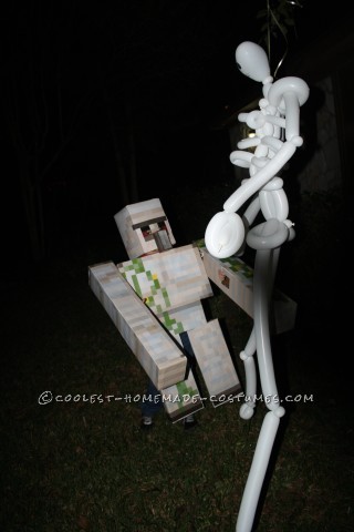 Homemade Minecraft Iron Golem Costume