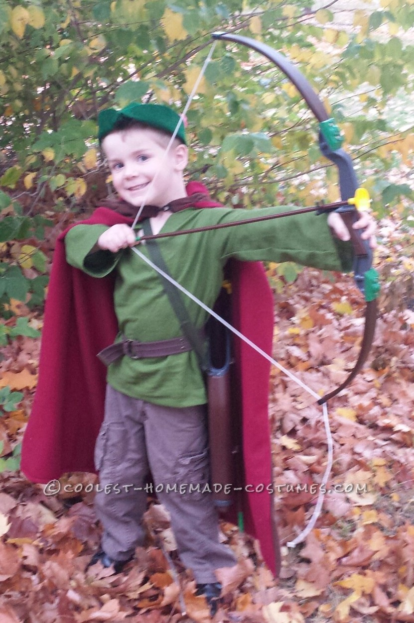 Cute Robin Hood Costume for a Boy