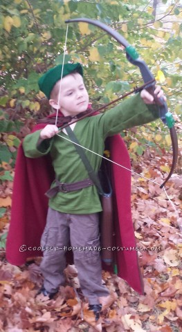 Cute Robin Hood Costume for a Boy