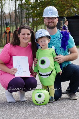 Cool Monsters Inc. Mike Wazoski Toddler DIY Costume
