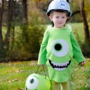 Cool Monsters Inc. Mike Wazoski Toddler DIY Costume