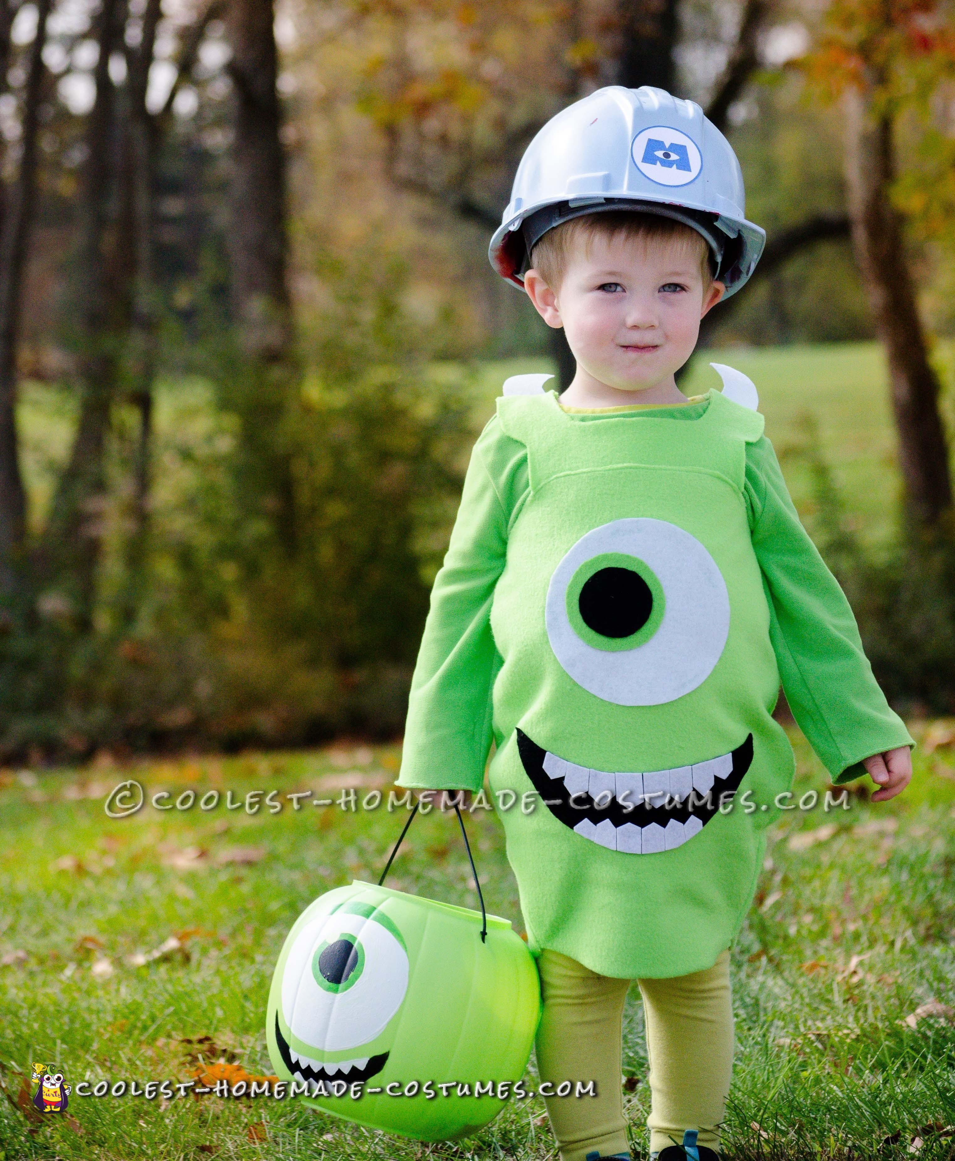 Cool Monsters Inc. Mike Wazoski Toddler DIY Costume