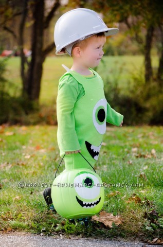 Cool Monsters Inc. Mike Wazoski Toddler DIY Costume