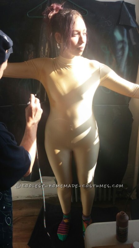 The female predator body being created!