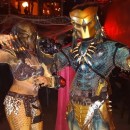 Original Homemade Mr. and Mrs. Predator Couple Costume