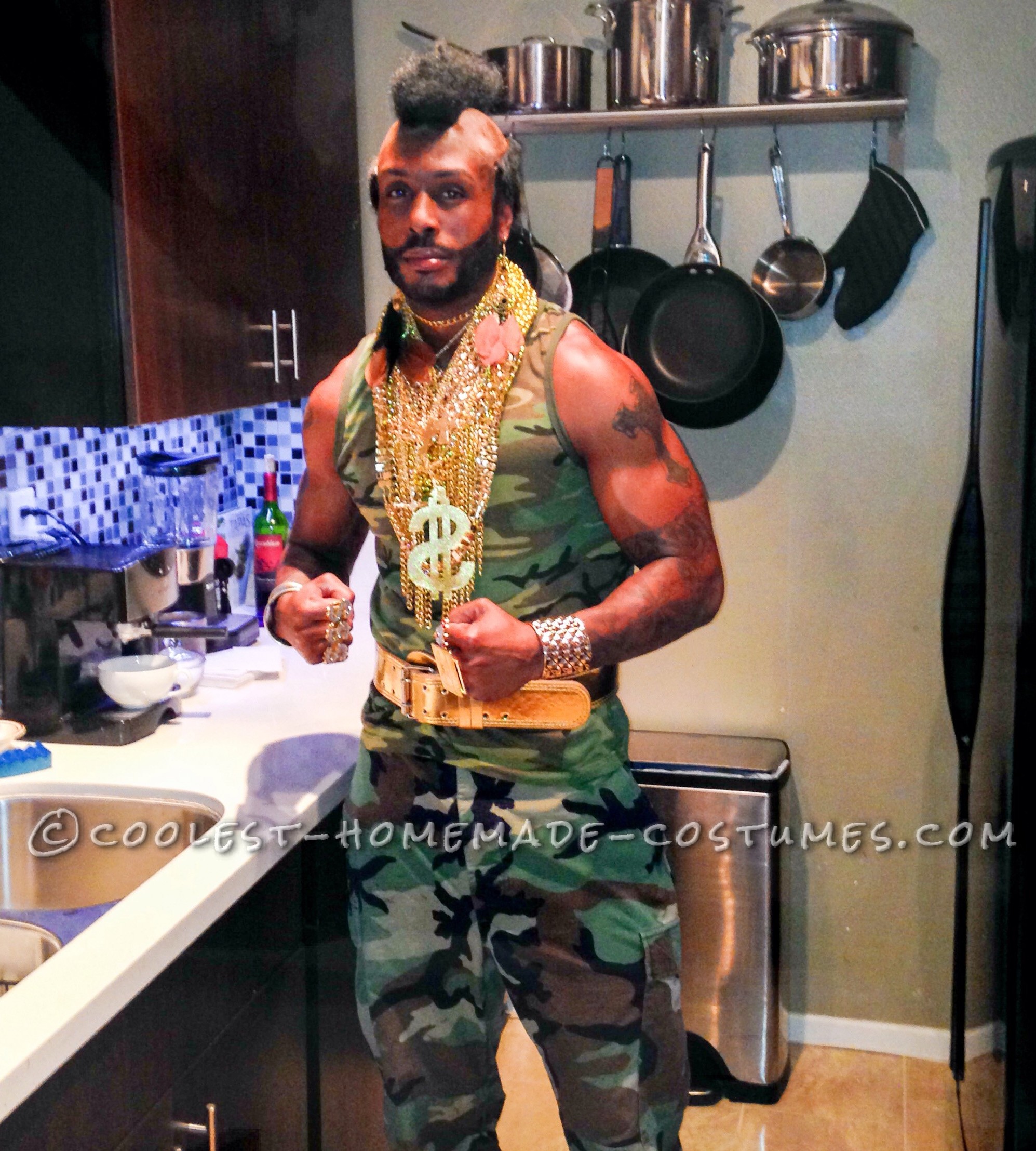 Coolest Homemade Mr. T Costume