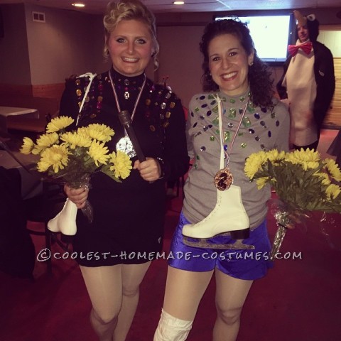 Funny Nancy Kerrigan and Tonya Harding Couple Costume