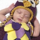 Cute Newborn Sleepy Owl Costume