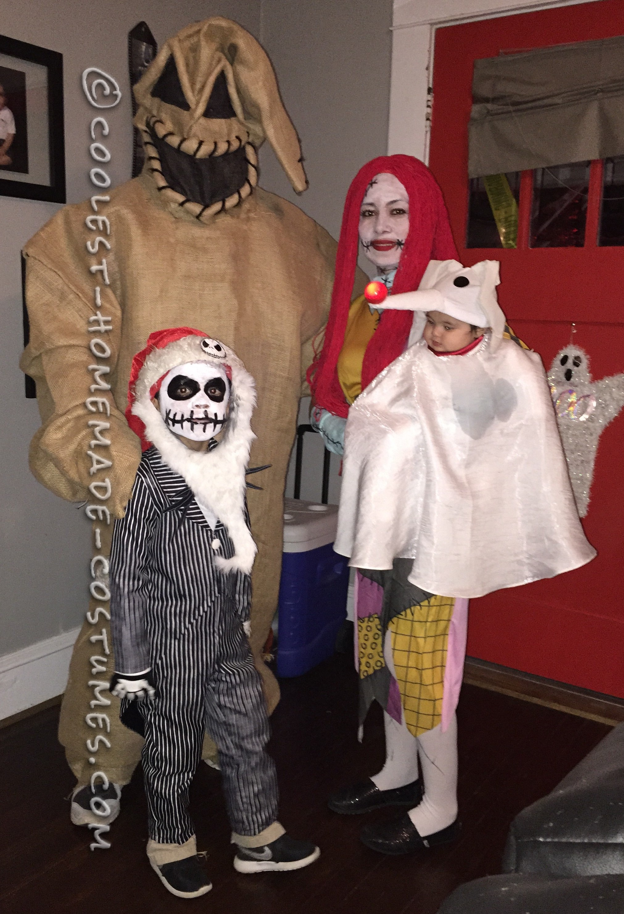 Family Nightmare Before Christmas Theme Baby Zero Costume