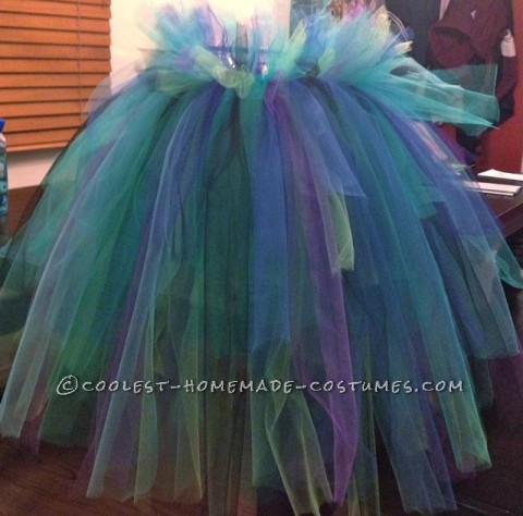 Beautiful Peacock Costume for a 3 Year-Old Girl