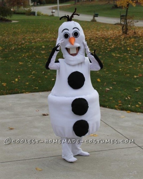 Coolest Costume, Olaf, Frozen costume ,diy