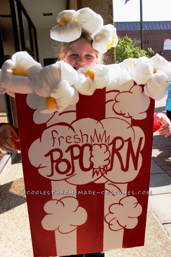 Coolest Old-Fashioned Popcorn Box Costume