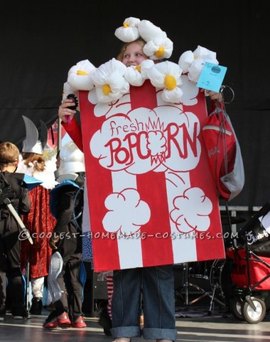 Coolest Old-Fashioned Popcorn Box Costume