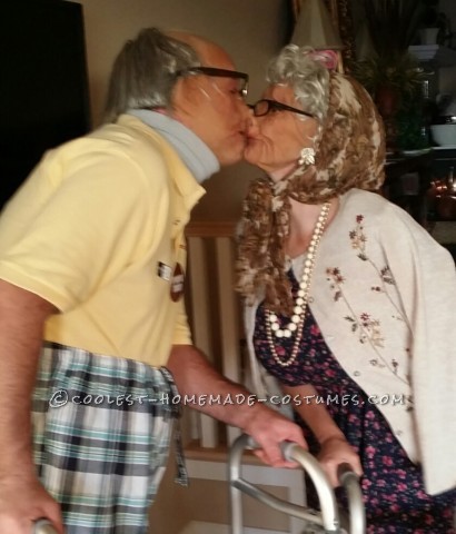 Old Folk Couple Costume