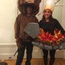 Original Smokey the Bear and Camp Fire Couple Costume - Only You Can Prevent Forest Fires!