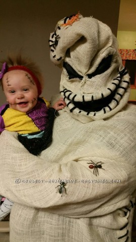 Coolest Oogie Boogie Costume and Baby Sally Doll