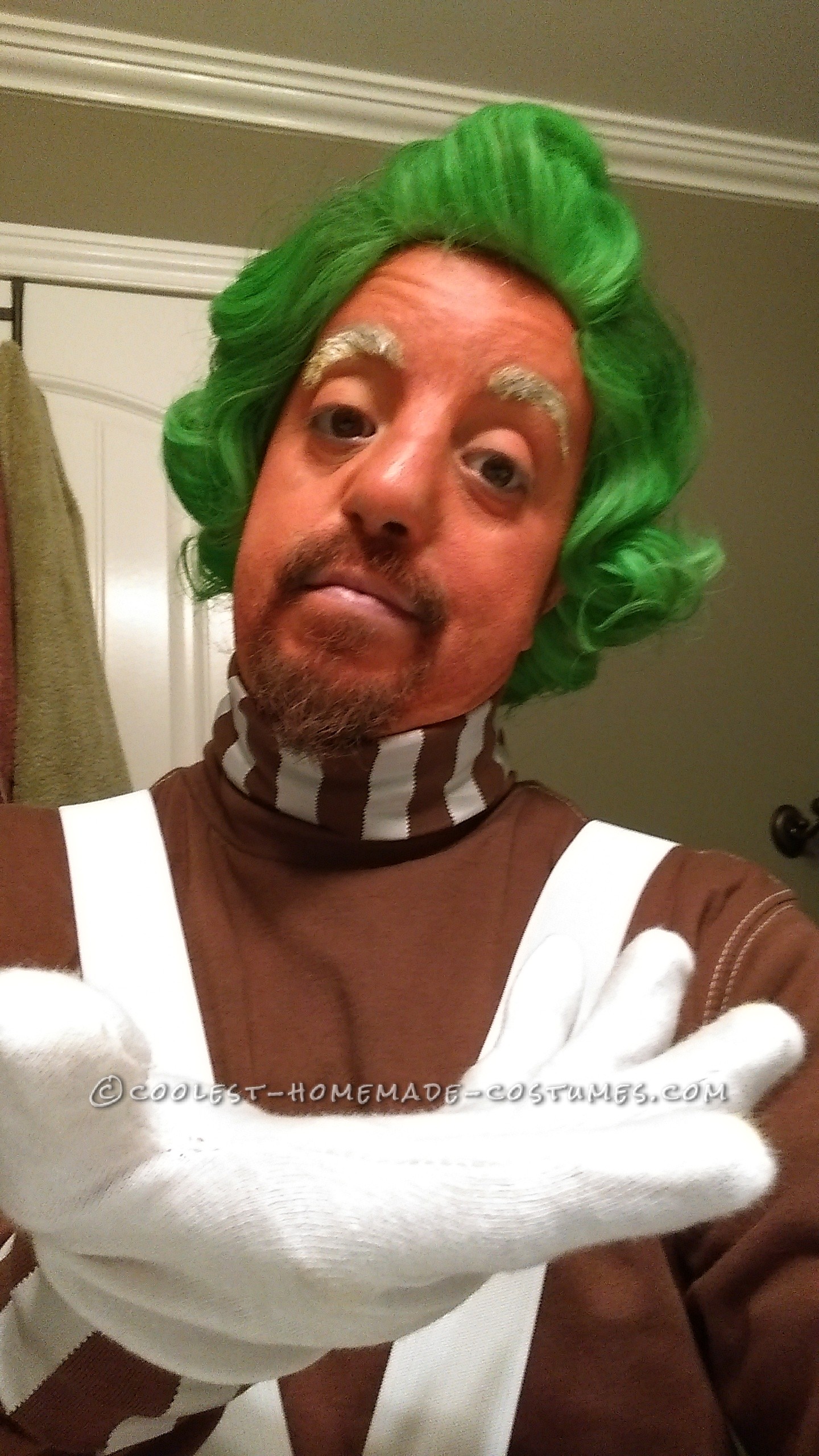 The Least Crafty Procrastinating Guy's Best Oompa Loompa Costume EVER