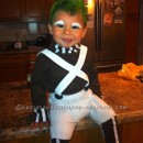 Homemade Toddler Oompa Loompa Costume