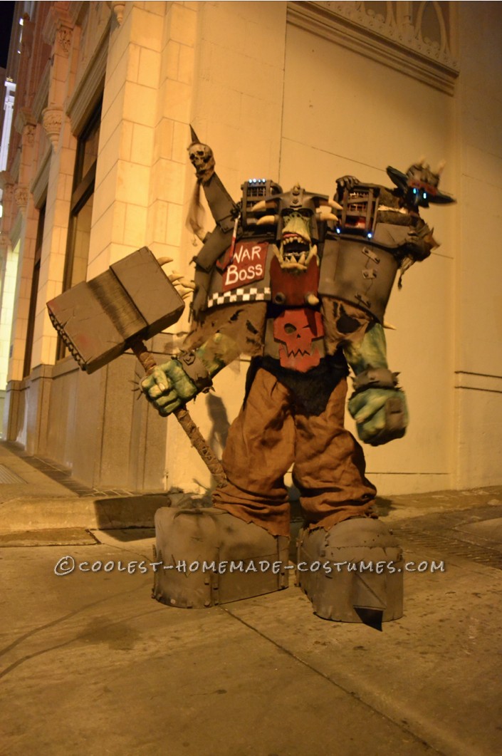 Cool Orc Warboss Costume from Warhammer