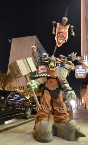 Cool Orc Warboss Costume from Warhammer