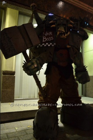 Cool Orc Warboss Costume from Warhammer