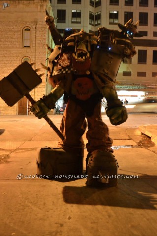 Cool Orc Warboss Costume from Warhammer