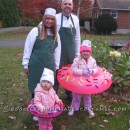 Coolest Homemade Doughnut Family Costume