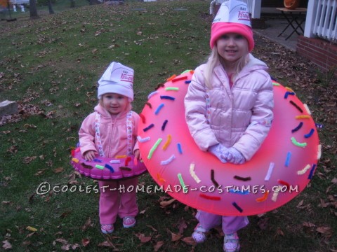 Coolest Homemade Doughnut Family Costume