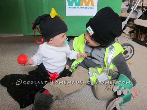 Our Little Waste Management Team Halloween Costumes