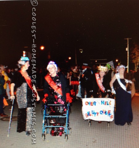 Over the Hill Beauty Queens Group Costume