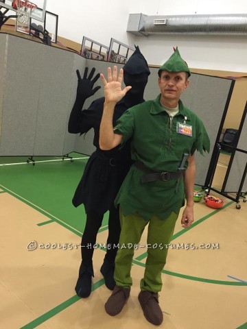 Awesome Couple Costume Idea: Peter Pan and His Shadow
