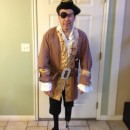 Pirate Costume with a Peg Leg