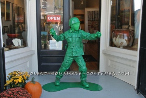 Cool Plastic Army Boy Halloween Costume