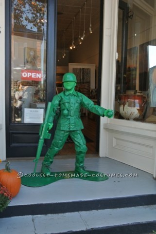 Cool Plastic Army Boy Halloween Costume