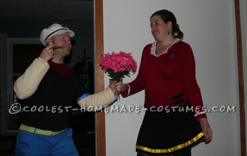 Coolest Popeye and Olive Oyl Costumes