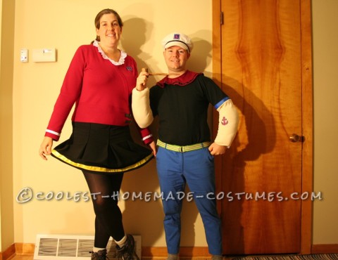 Coolest Popeye and Olive Oyl Costumes