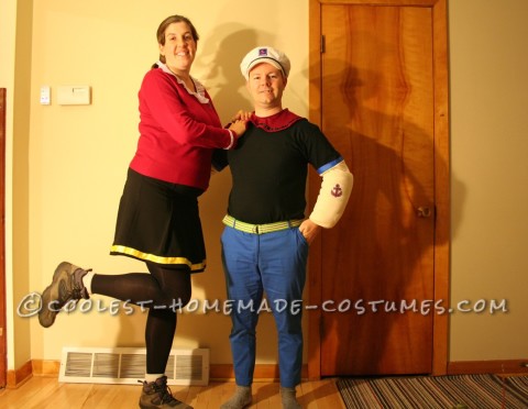 Coolest Popeye and Olive Oyl Costumes